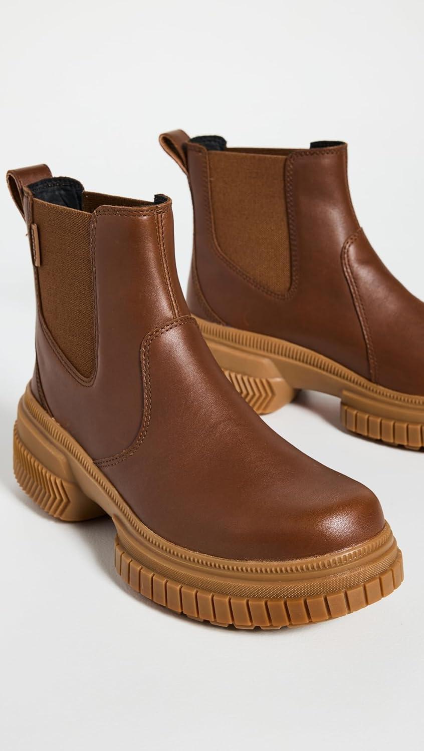 imageSorel Womens Ona Ave Chelsea Boot Wp FashionVelvet TanGum 2