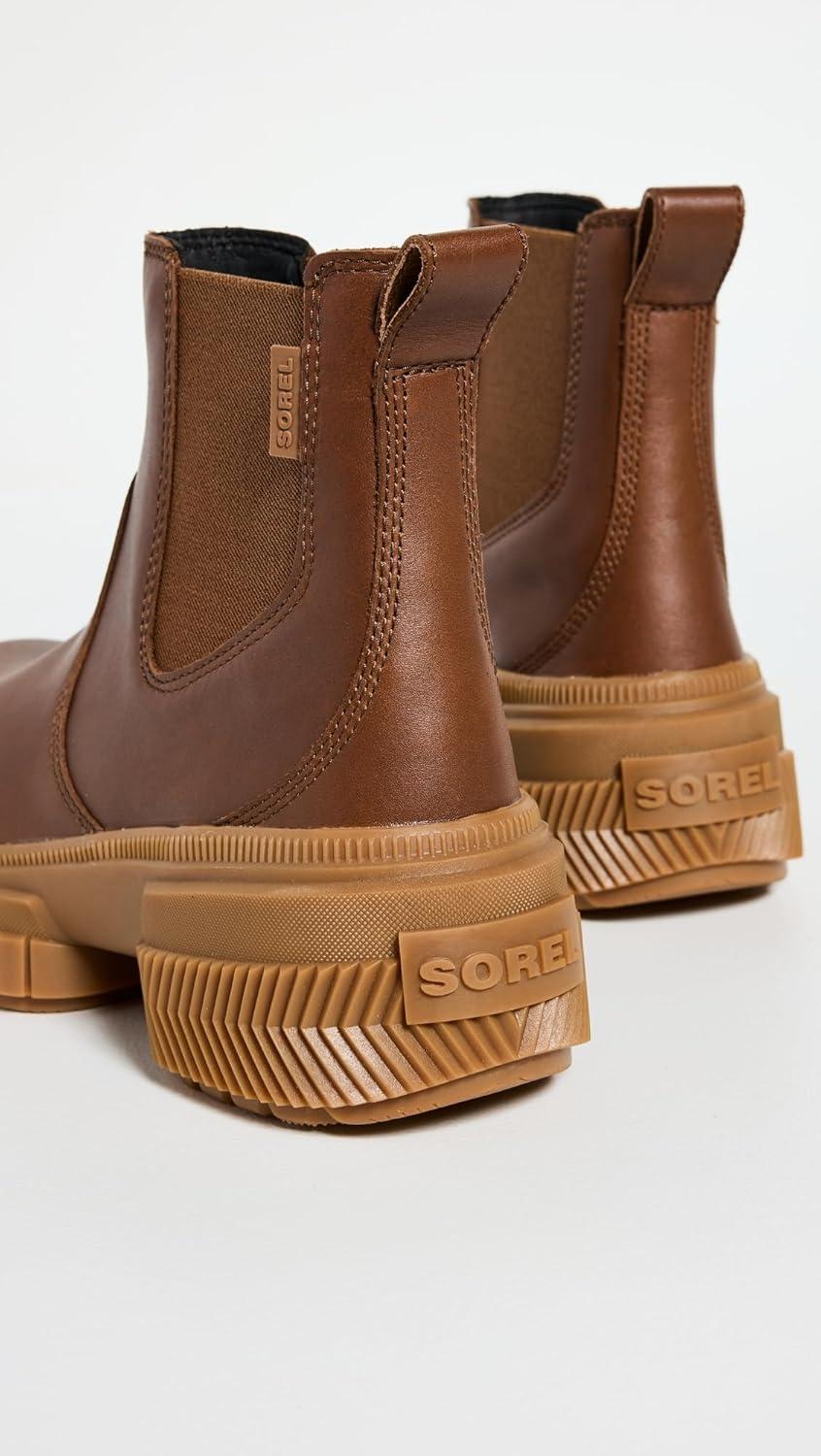 imageSorel Womens Ona Ave Chelsea Boot Wp FashionVelvet TanGum 2