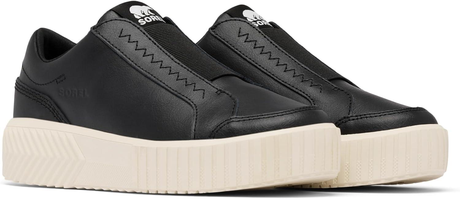 imageSorel Womens Ona Ave Slip on SneakerBlackChalk