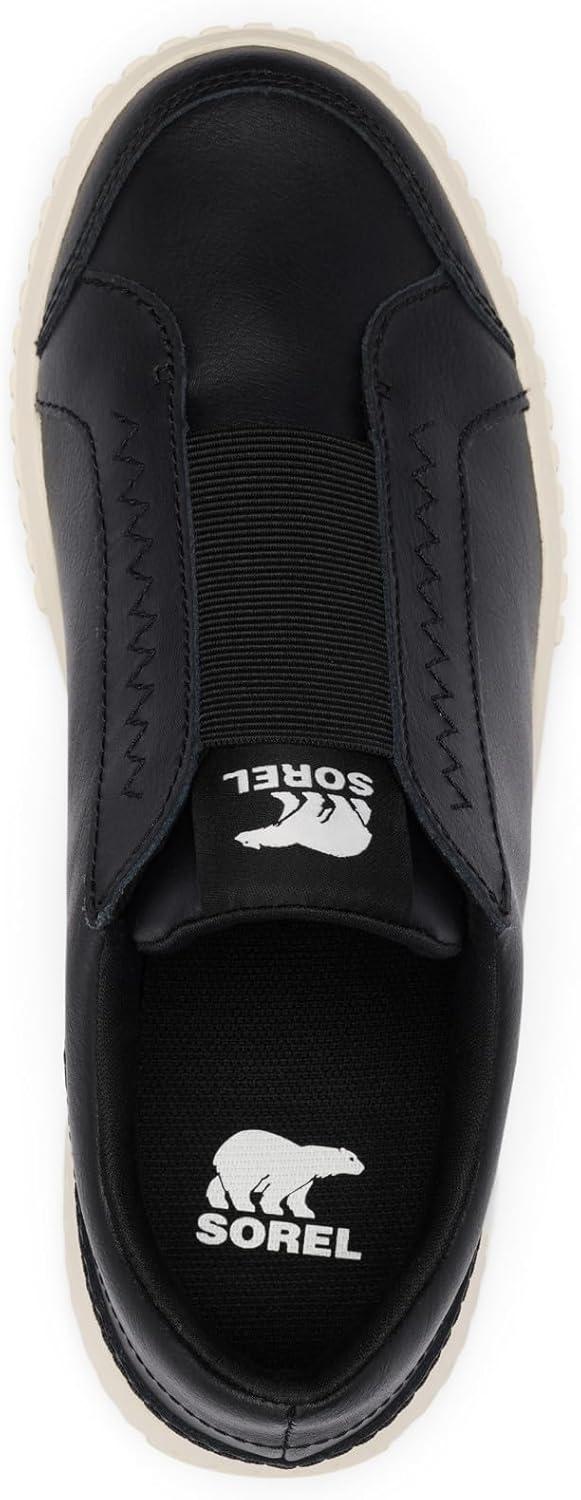 imageSorel Womens Ona Ave Slip on SneakerBlackChalk