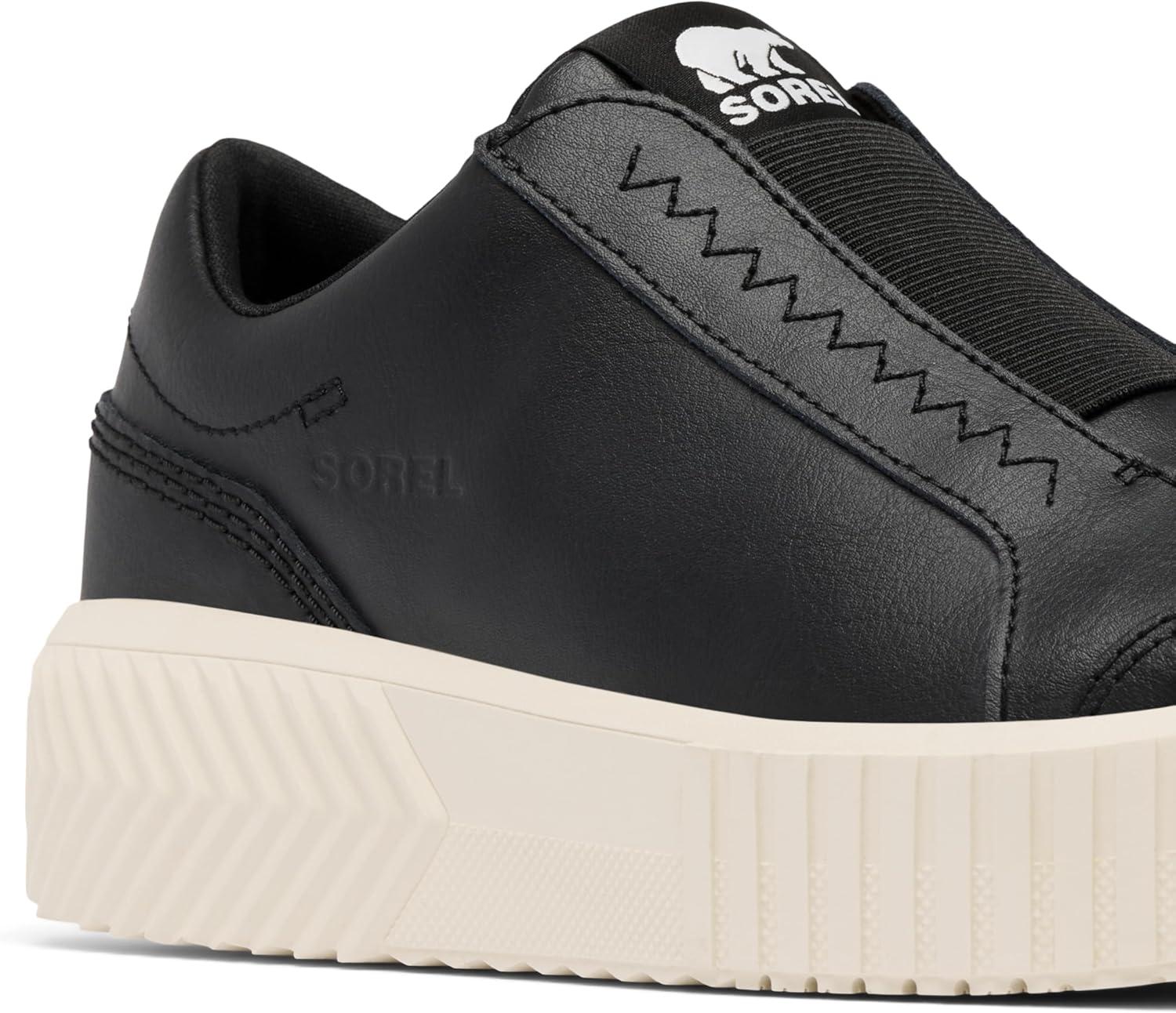 imageSorel Womens Ona Ave Slip on SneakerBlackChalk