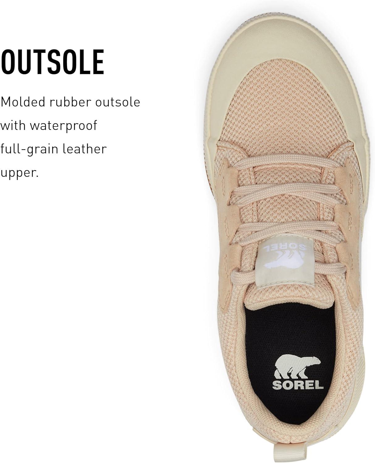 imageSorel Womens Out N About III Low Sneaker WaterproofNova Sand Chalk