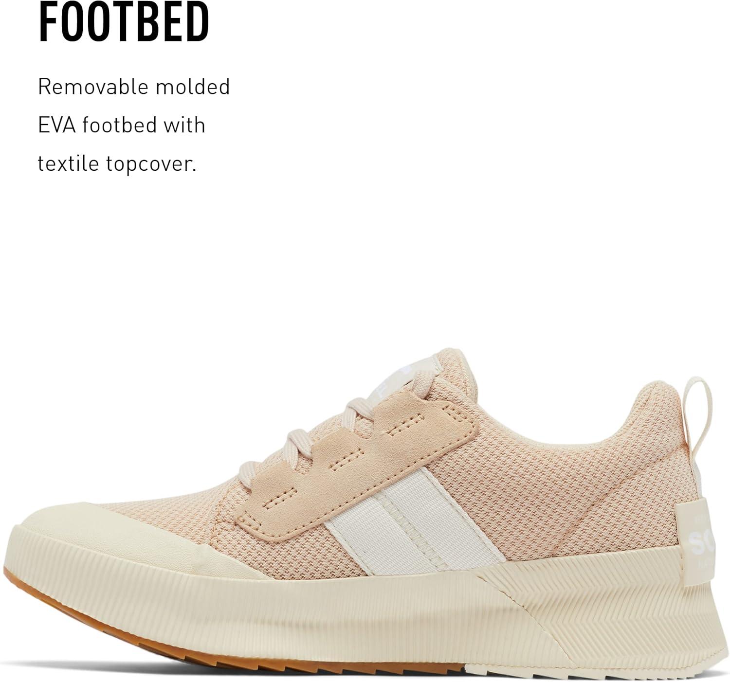 imageSorel Womens Out N About III Low Sneaker WaterproofNova Sand Chalk