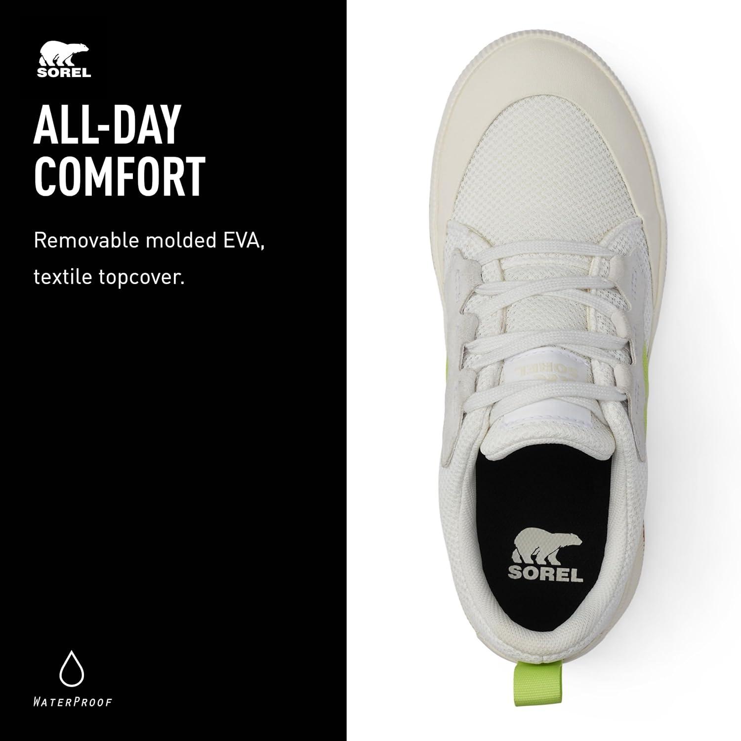 imageSorel Womens Out N About III Low Sneaker WaterproofSea Salt Tippet