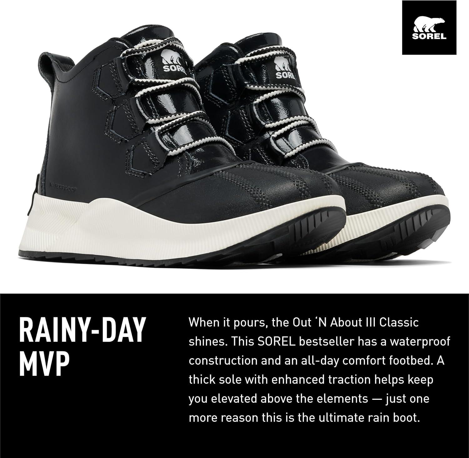 imageSorel Womens Out N About IiiBlack Sea Salt White