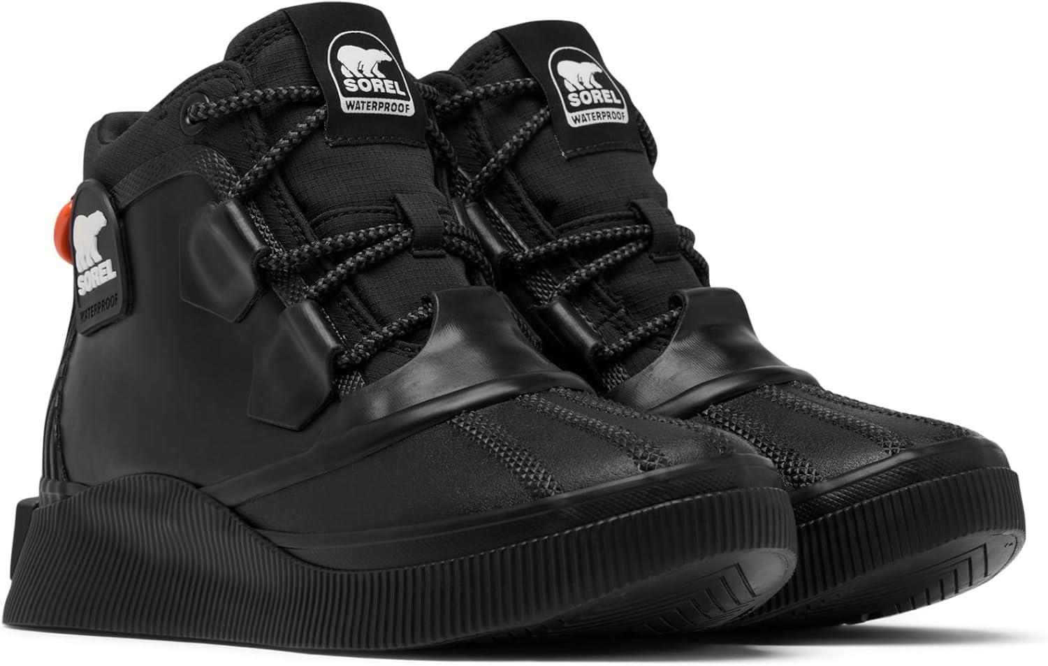 imageSorel Womens Out N About Iv Splashy Wp Rain BootBlack Sea Salt