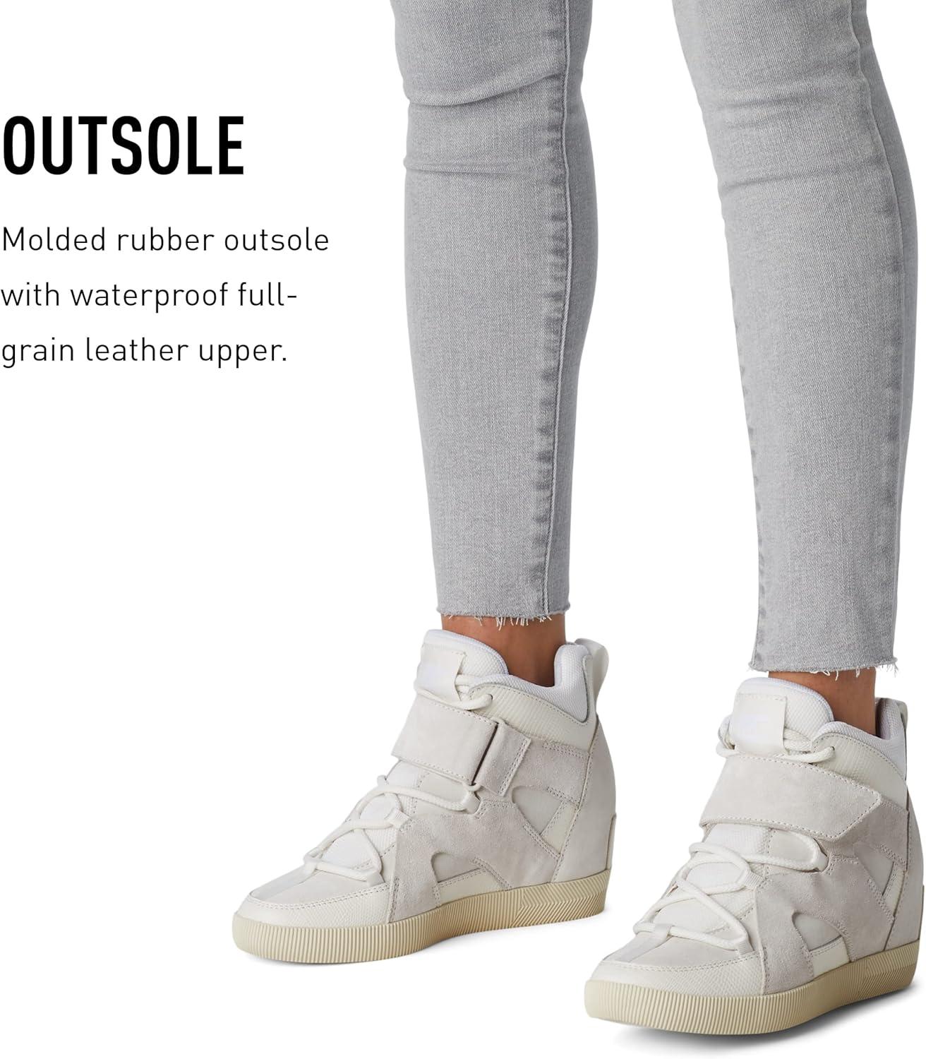 imageSorel Womens Out N About Sport Wedge BootWhite Sea Salt