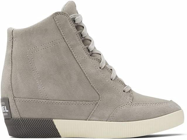 imageSorel Womens Out N About Wedge Boots Dove Quarry Waterproof Suede Rain Boots Size 95