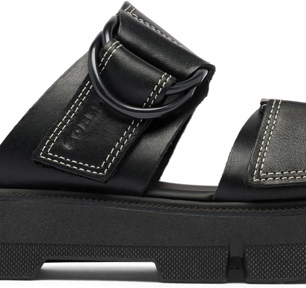 imageSorel Womens Rein Slide SandalsBlackBlack