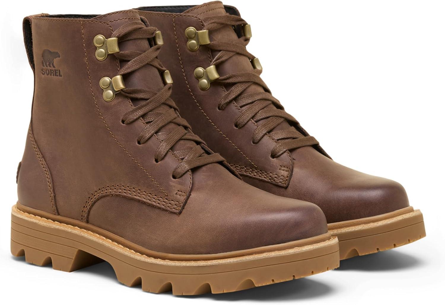 imageSorel Womens Revel Rd Boot Lace Waterproof FashionTobaccoGum 10