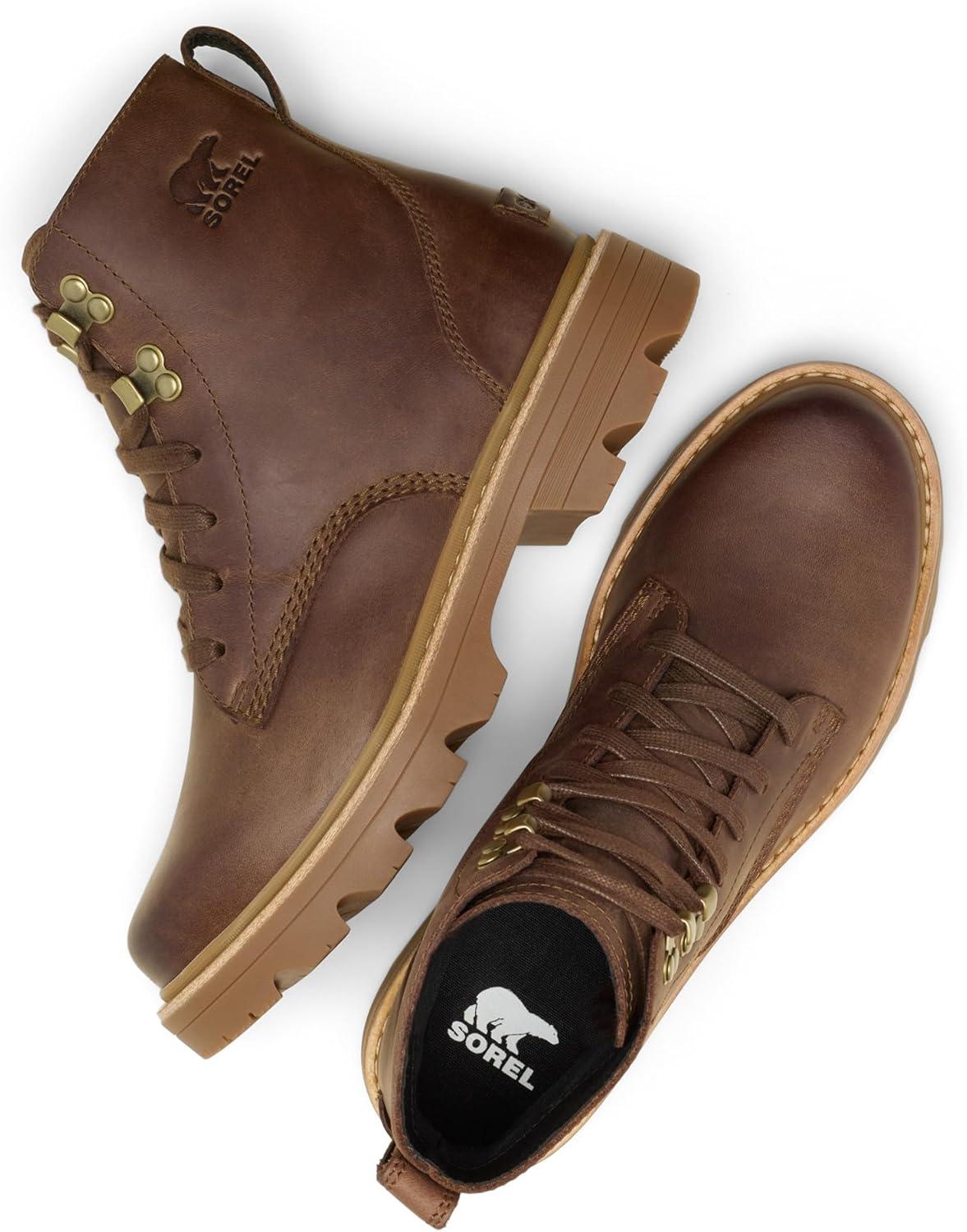 imageSorel Womens Revel Rd Boot Lace Waterproof FashionTobaccoGum 10