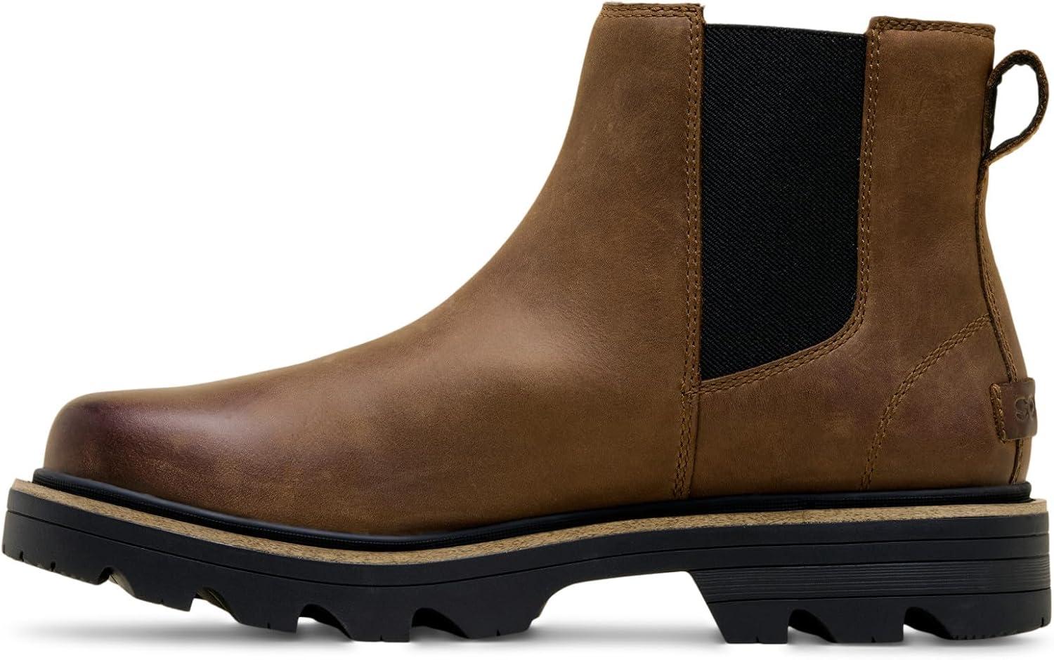 imageSorel Womens Revel Rd Chelsea Waterproof BootTobaccoBlack