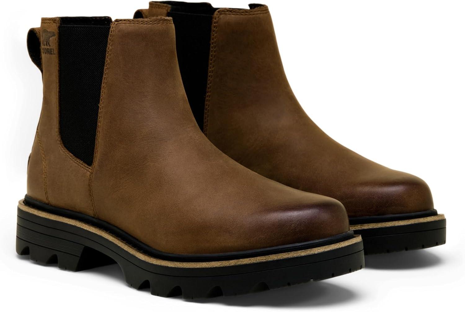 imageSorel Womens Revel Rd Chelsea Waterproof BootTobaccoBlack