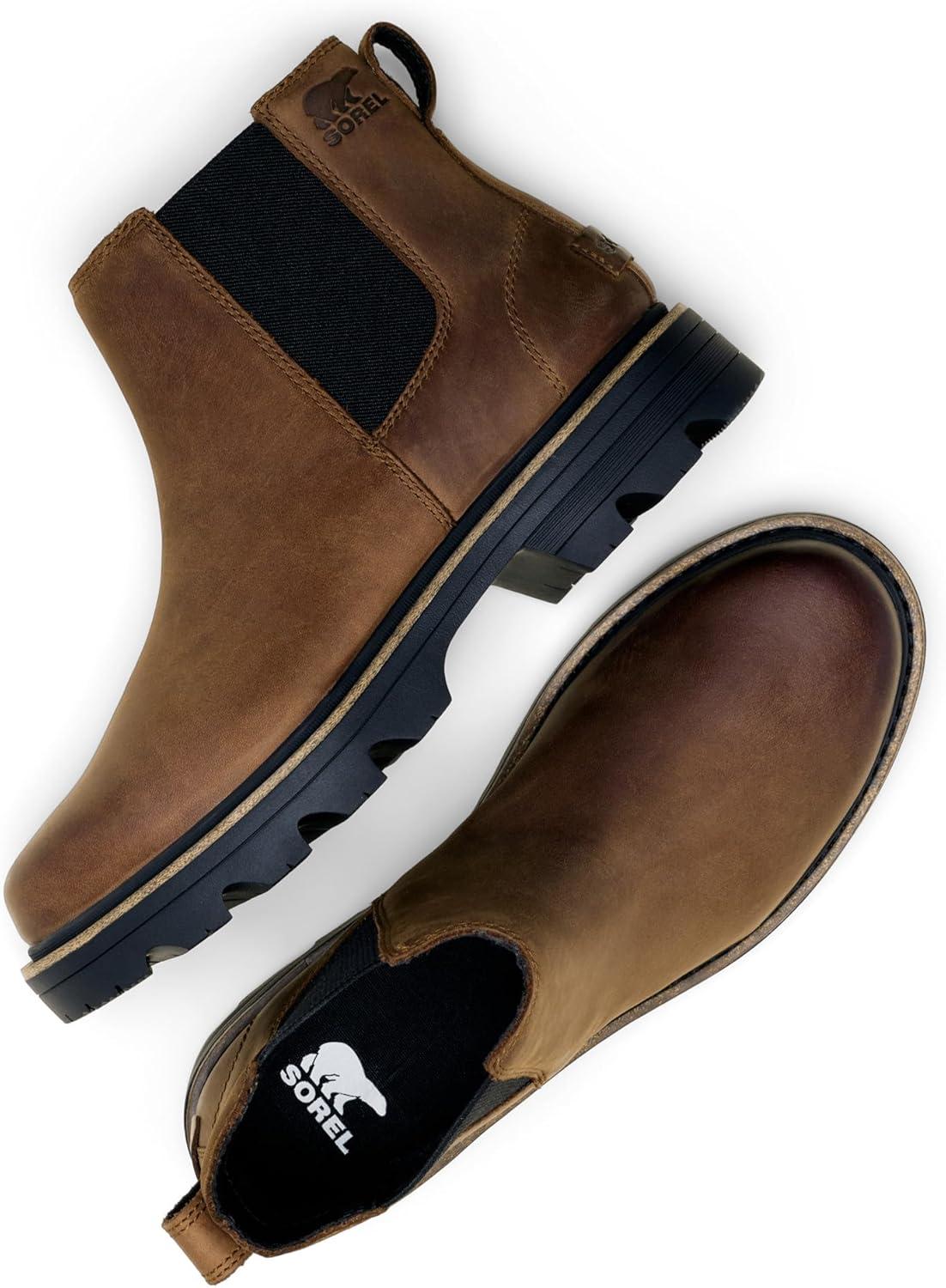 imageSorel Womens Revel Rd Chelsea Waterproof BootTobaccoBlack