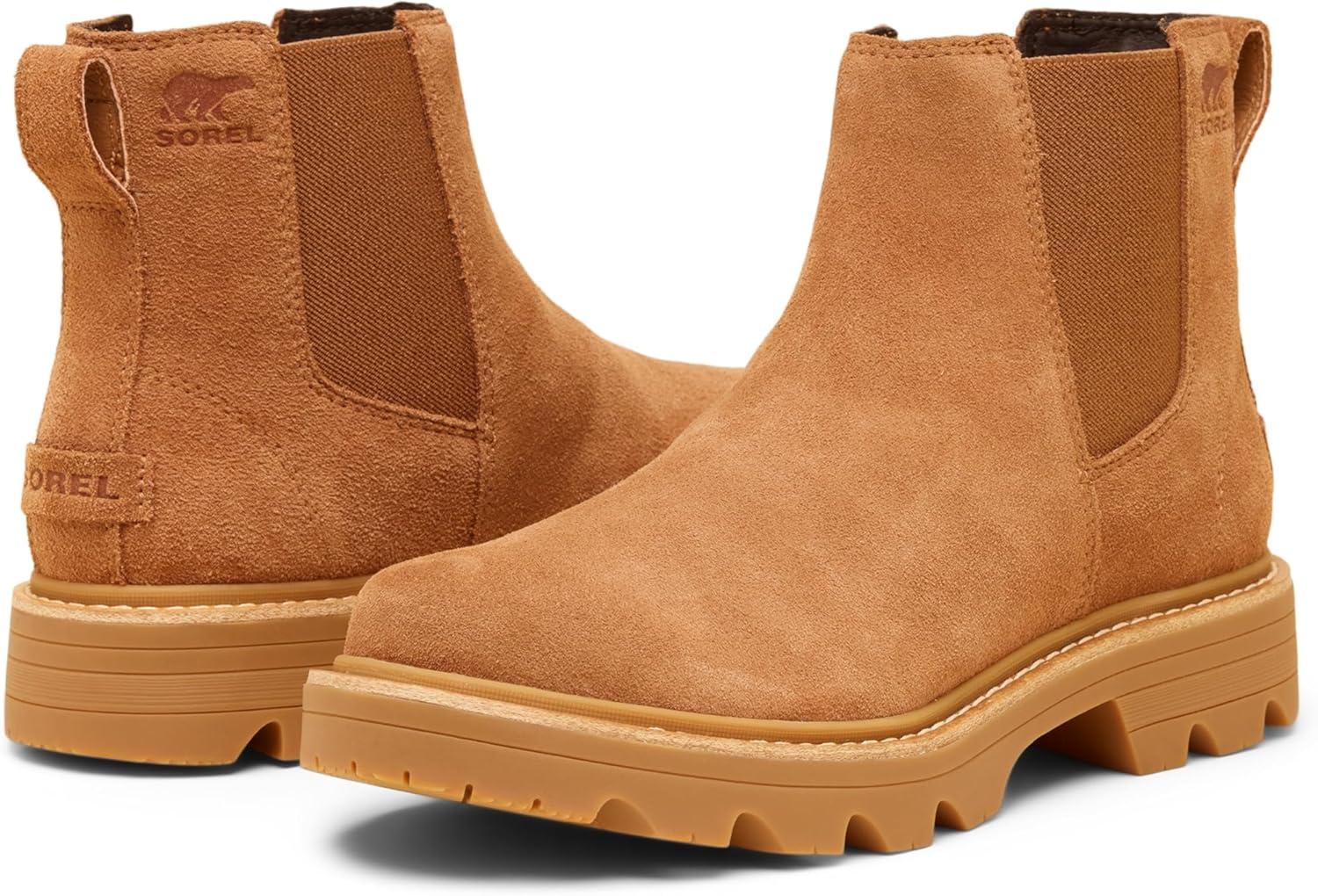 imageSorel Womens Revel Rd Chelsea Waterproof BootVelvet TanGum 2