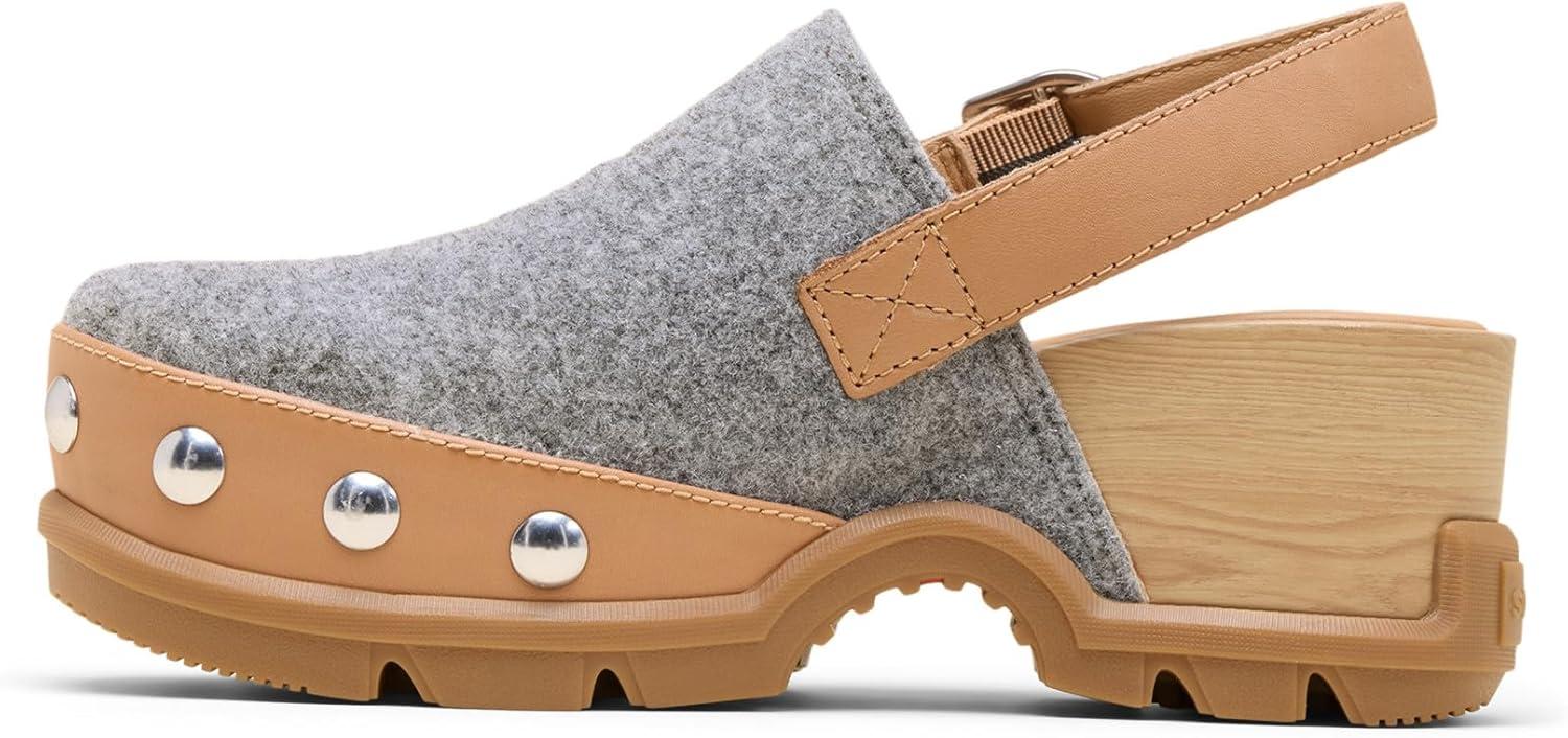 imageSorel Womens Roamn Clog FeltTawny BuffGum 2