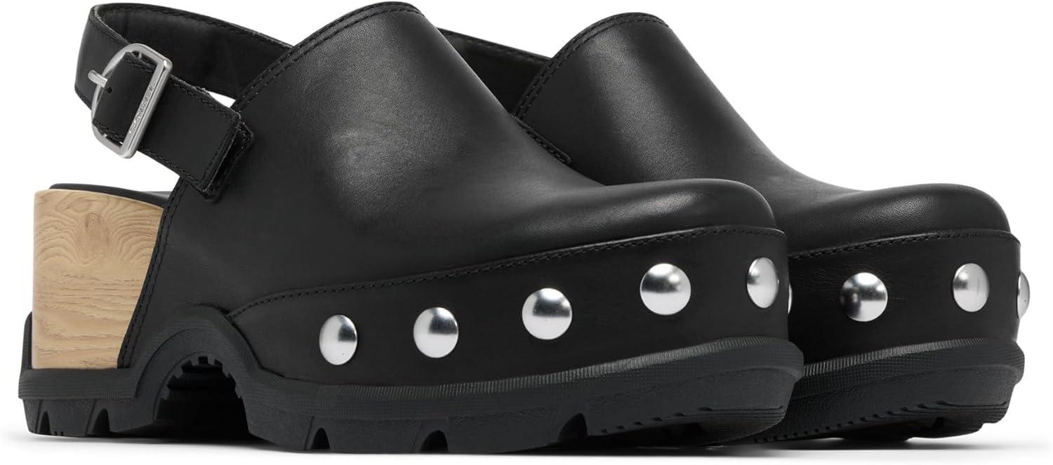 imageSorel Womens Roamn Clog RvtBlackBlack