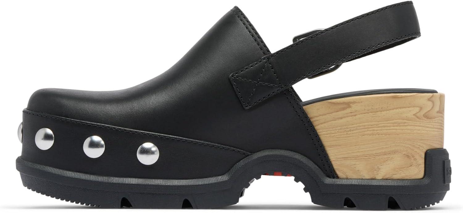 imageSorel Womens Roamn Clog RvtBlackBlack