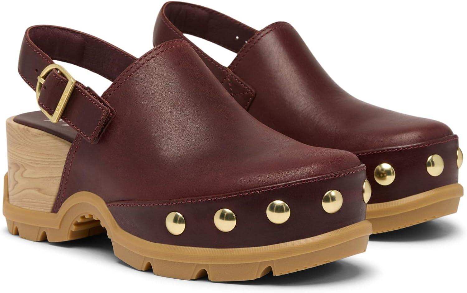 imageSorel Womens Roamn Clog RvtRedwoodRedwood