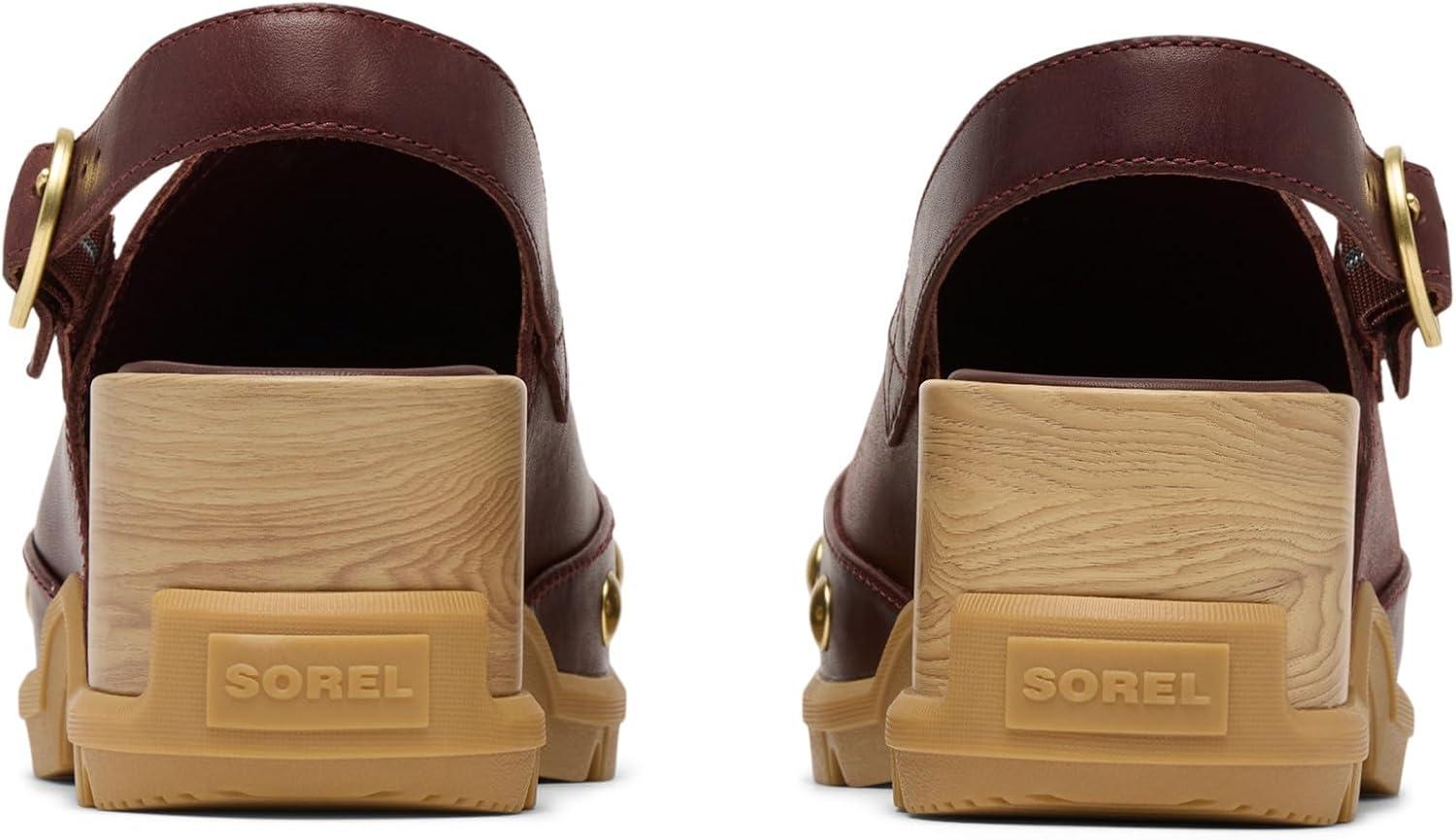 imageSorel Womens Roamn Clog RvtRedwoodRedwood