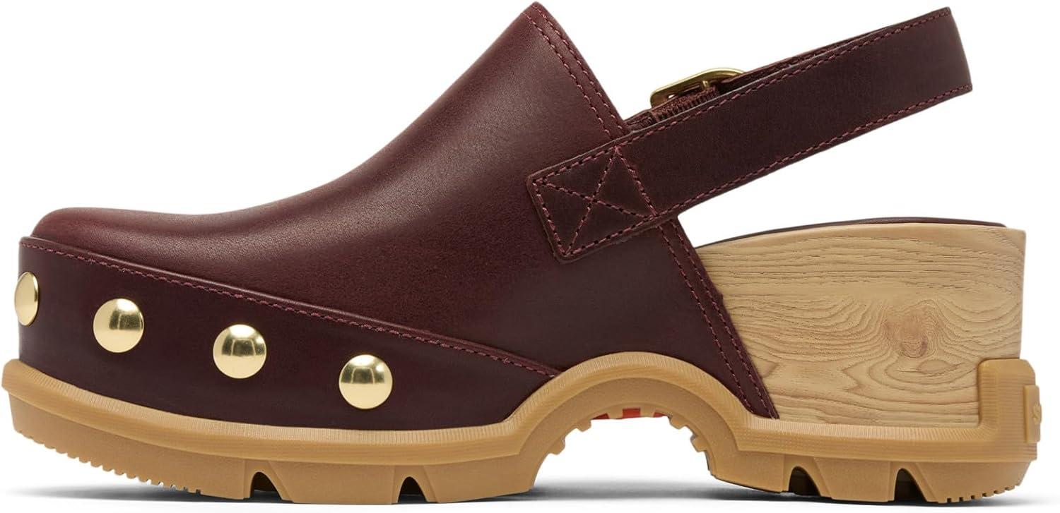 imageSorel Womens Roamn Clog RvtRedwoodRedwood