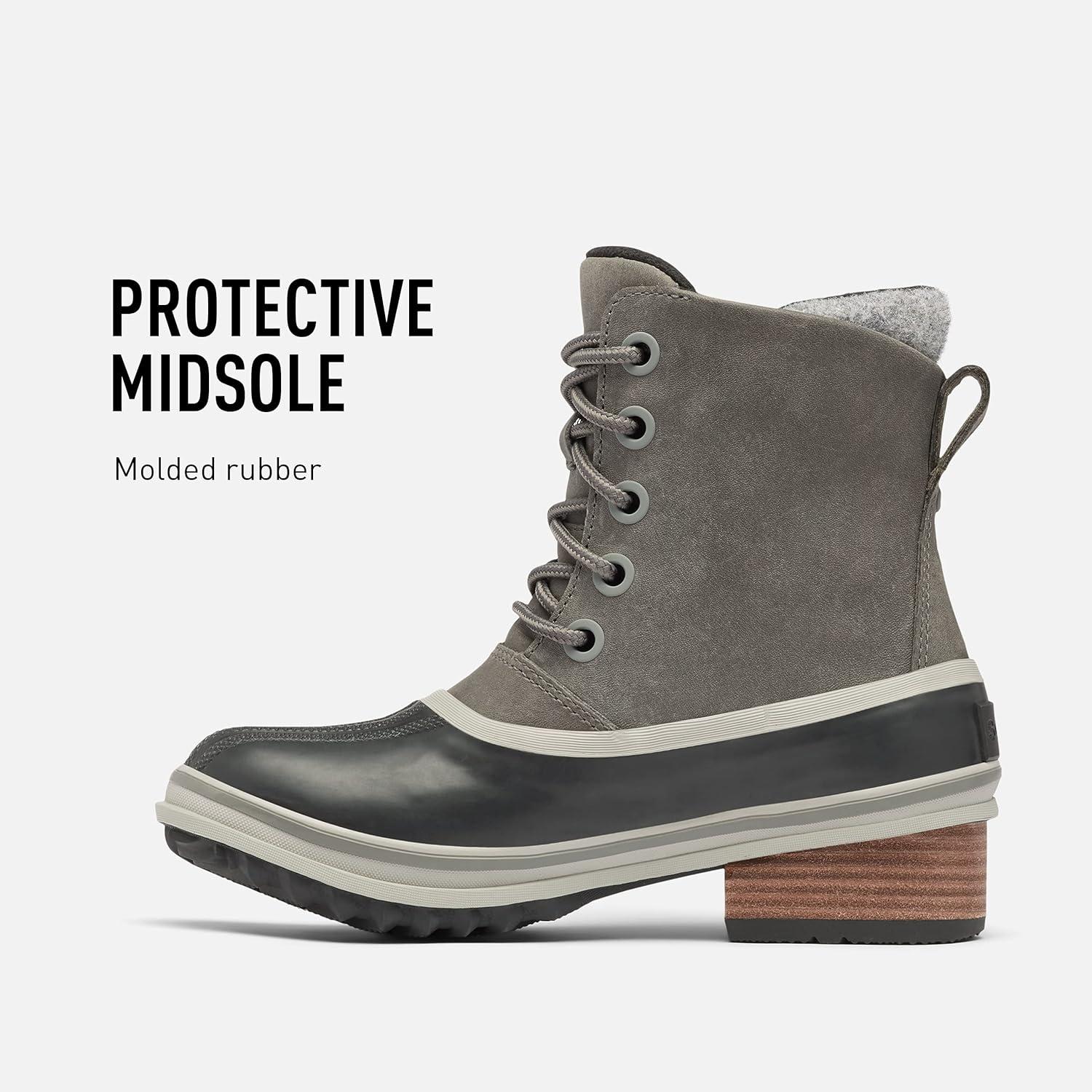 imageSorel Womens Slimpack III Lace Rain and Snow WaterproofQuarry