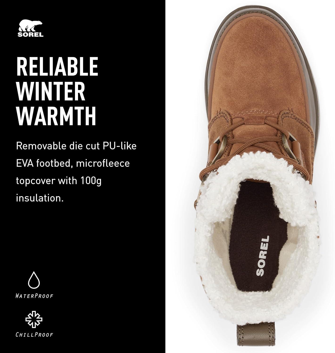 imageSorel Womens Tivoli IV Waterproof BootVelvet Tan Olive Green