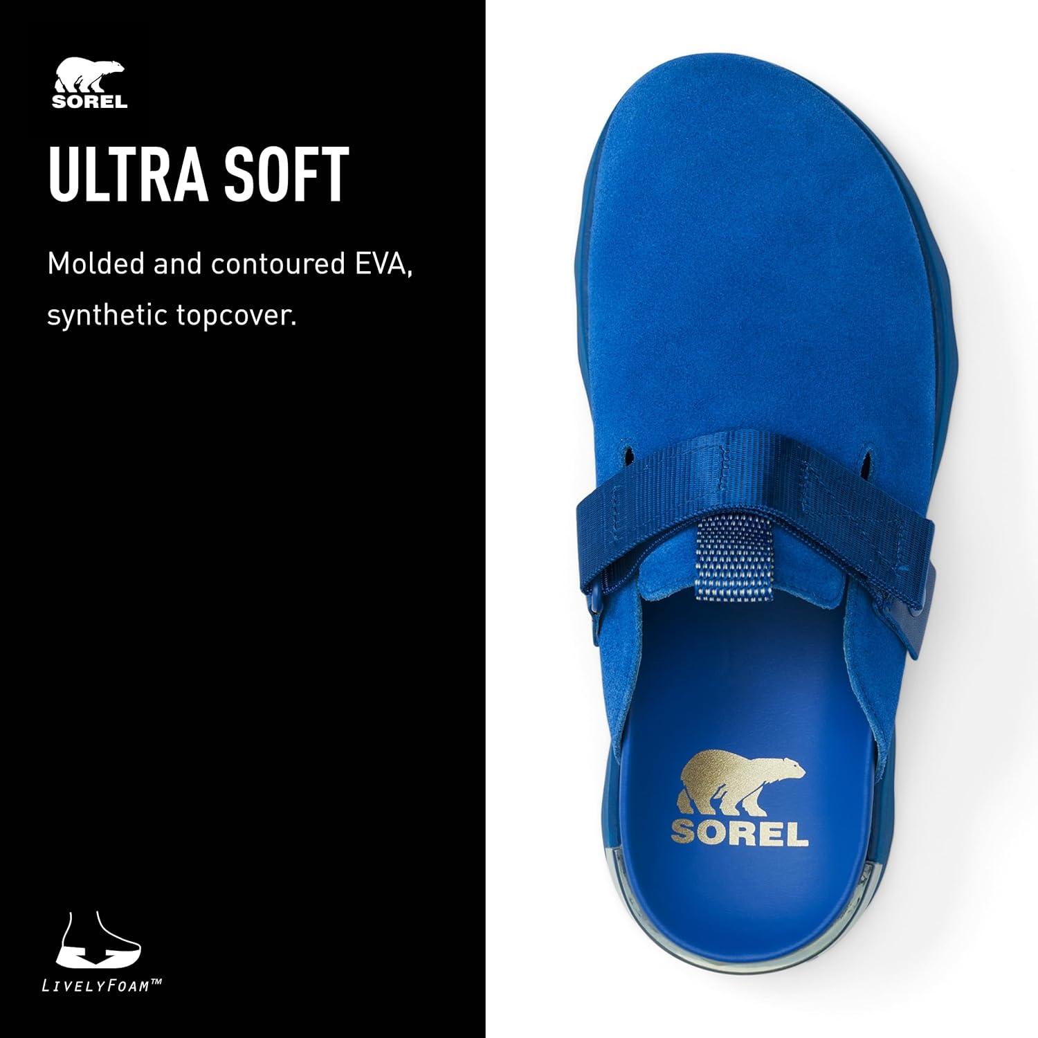 imageSorel Womens Viibe Clog SlipOnsCobalt Blue Bleached Ceramic