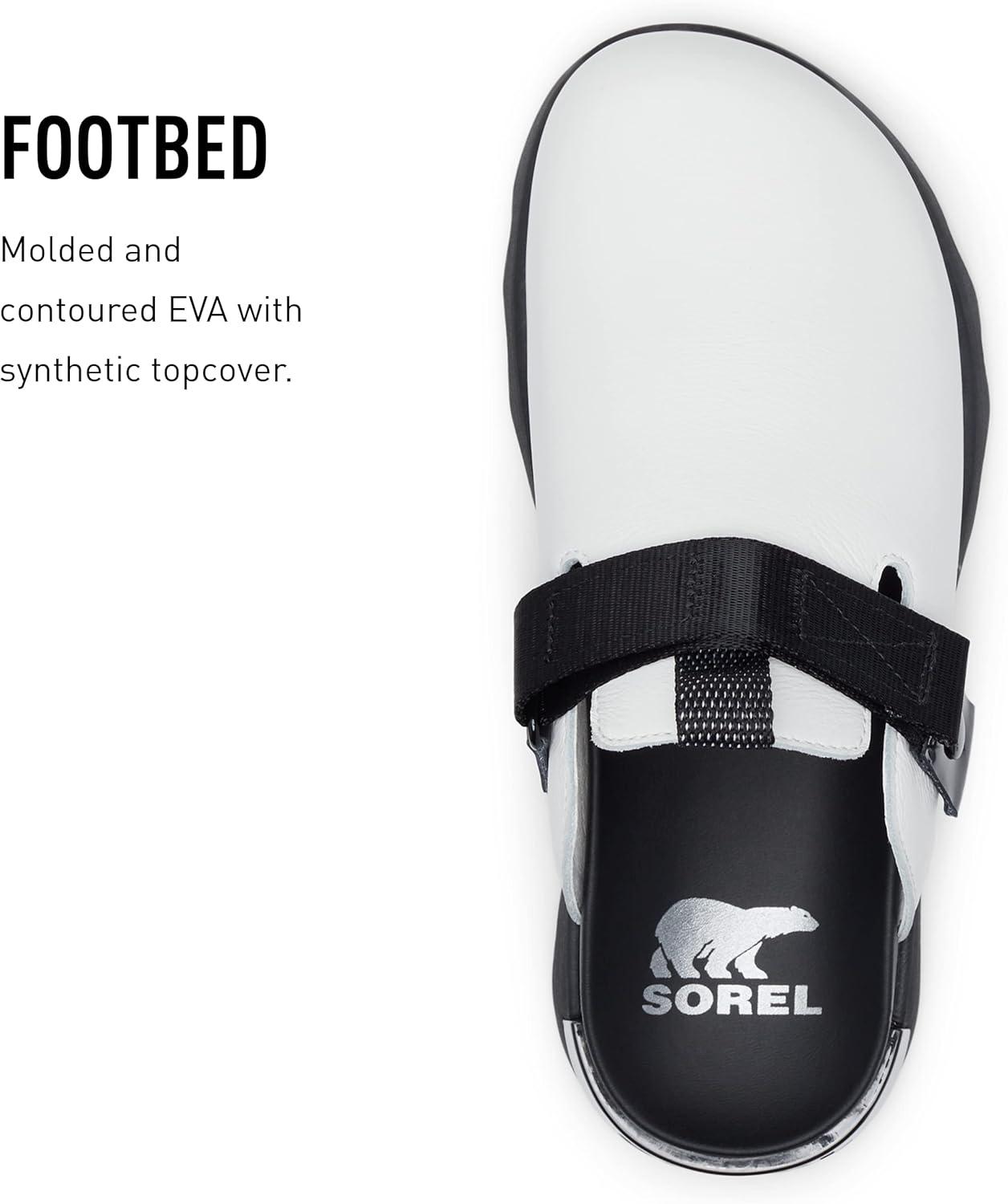 imageSorel Womens Viibe Clog SlipOnsSea Salt Black