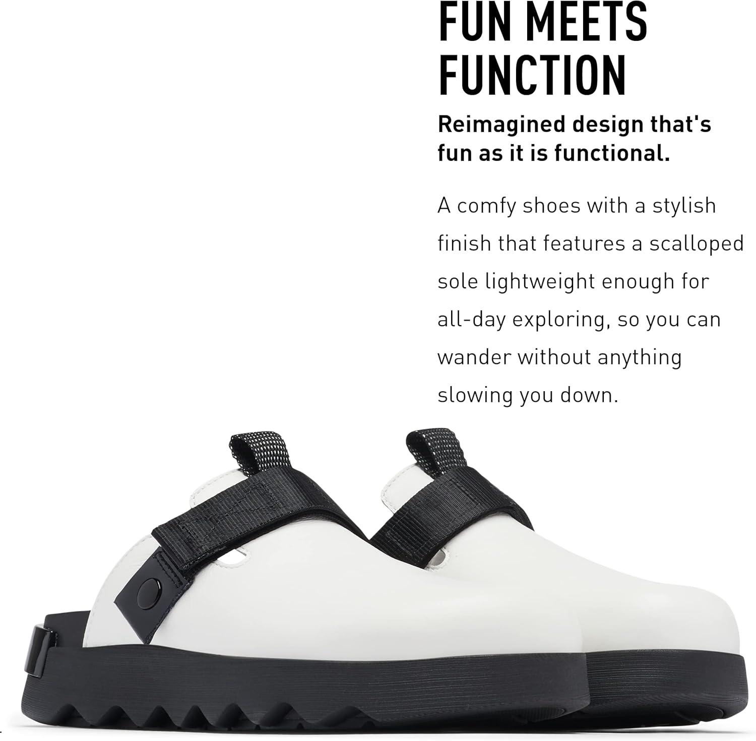 imageSorel Womens Viibe Clog SlipOnsSea Salt Black