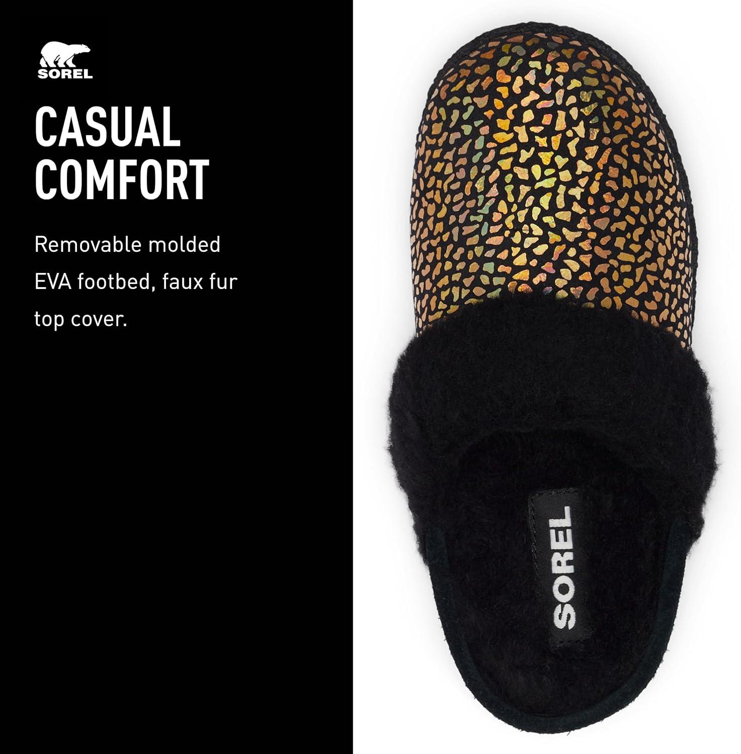 imageSorel Youth Nakiska Slide II Youth Girls ShoesBlack Sea Salt