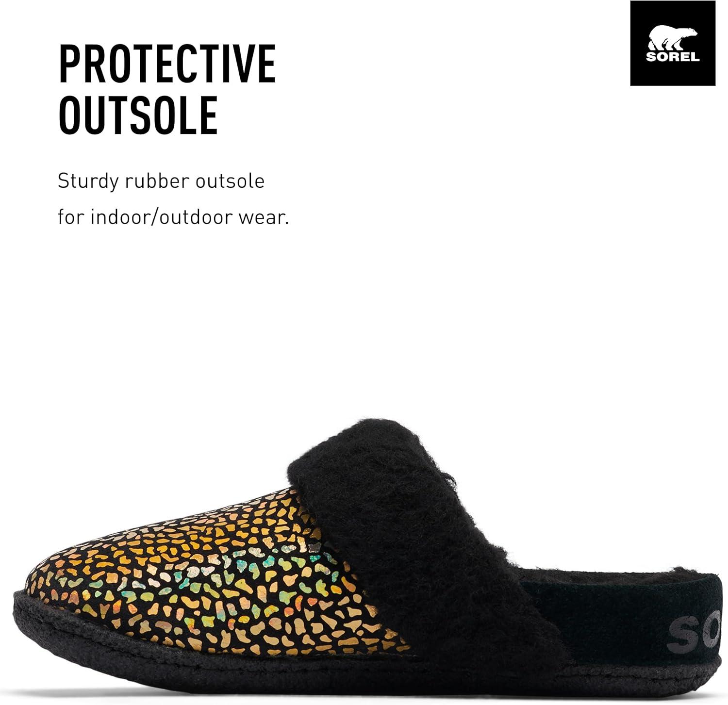 imageSorel Youth Nakiska Slide II Youth Girls ShoesBlack Sea Salt