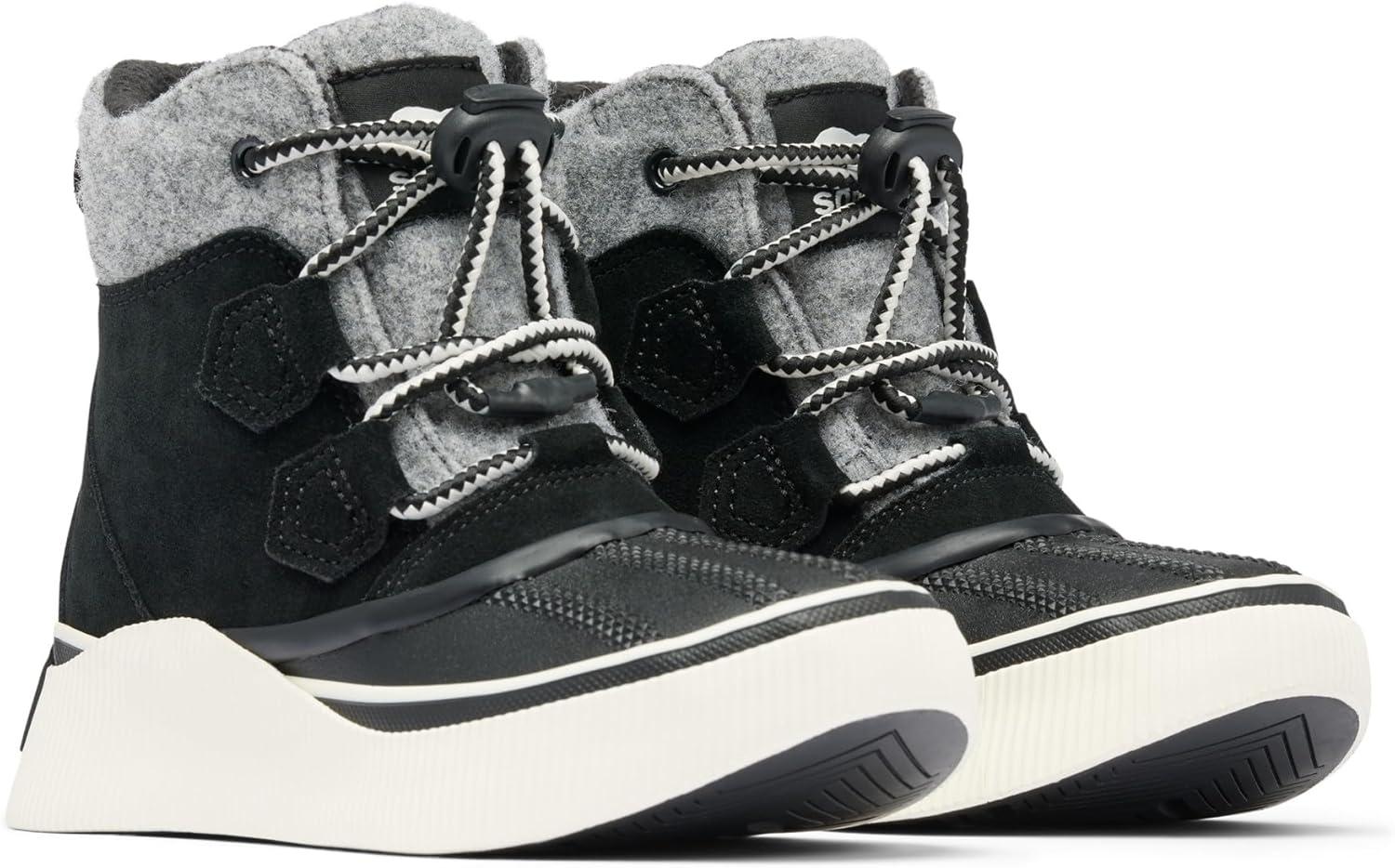 imageSorel unisexchild Out N About IV Classic WaterproofBlackChalk