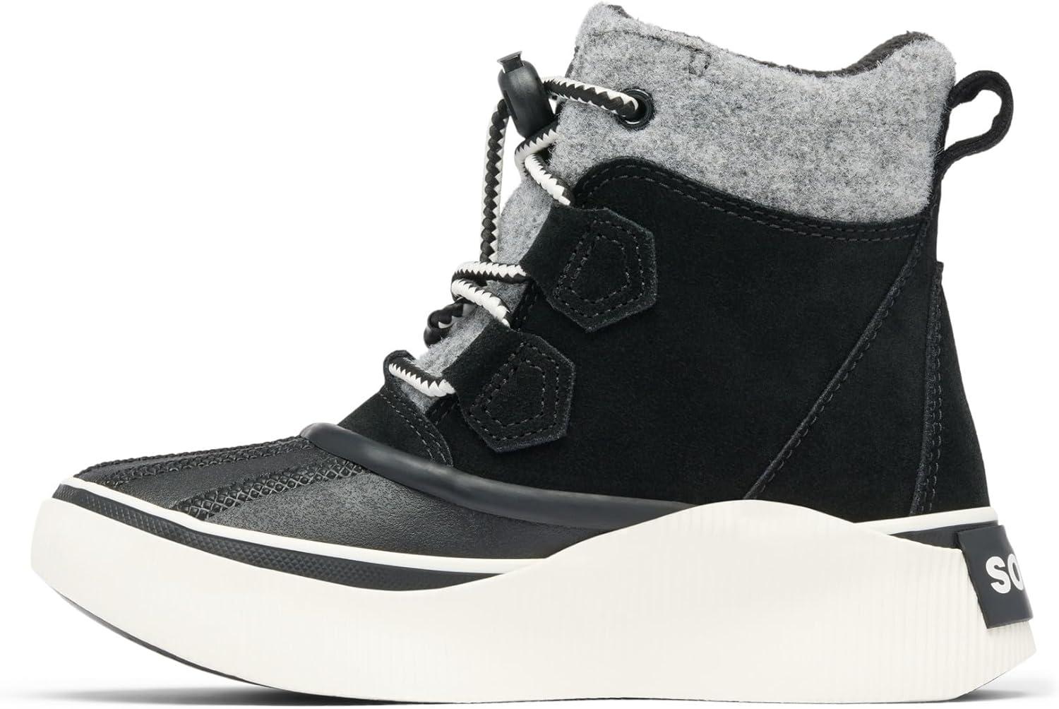 imageSorel unisexchild Out N About IV Classic WaterproofBlackChalk