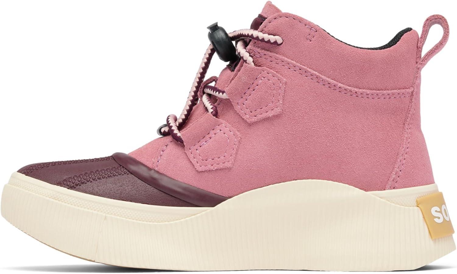 imageSorel unisexchild Out N About IV Classic WaterproofDazed MauveHoney White