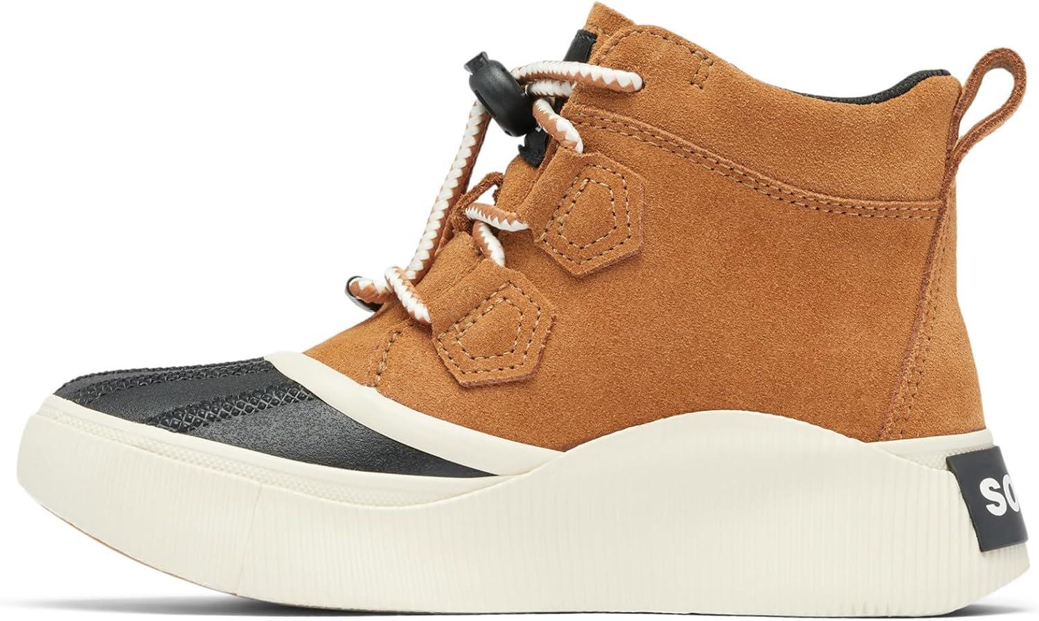 imageSorel unisexchild Out N About IV Classic WaterproofTaffyBlack