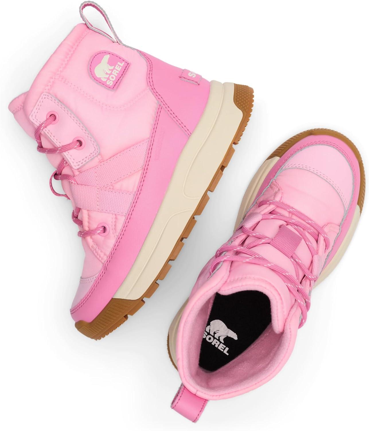 imageSorel unisexchild Whitney III Mid WaterproofPink FlareOrchid