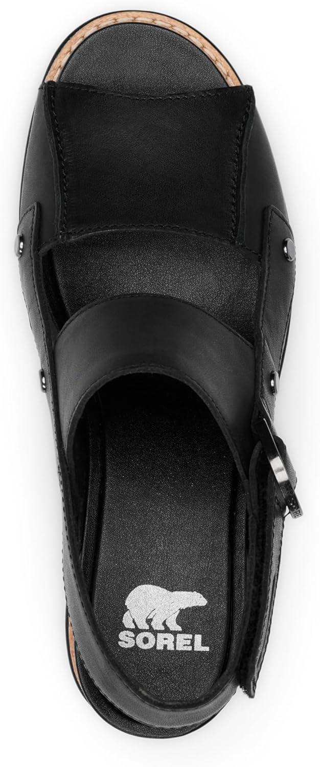 imageSorel womens Joanie IV Sandal WedgeBlackBlack