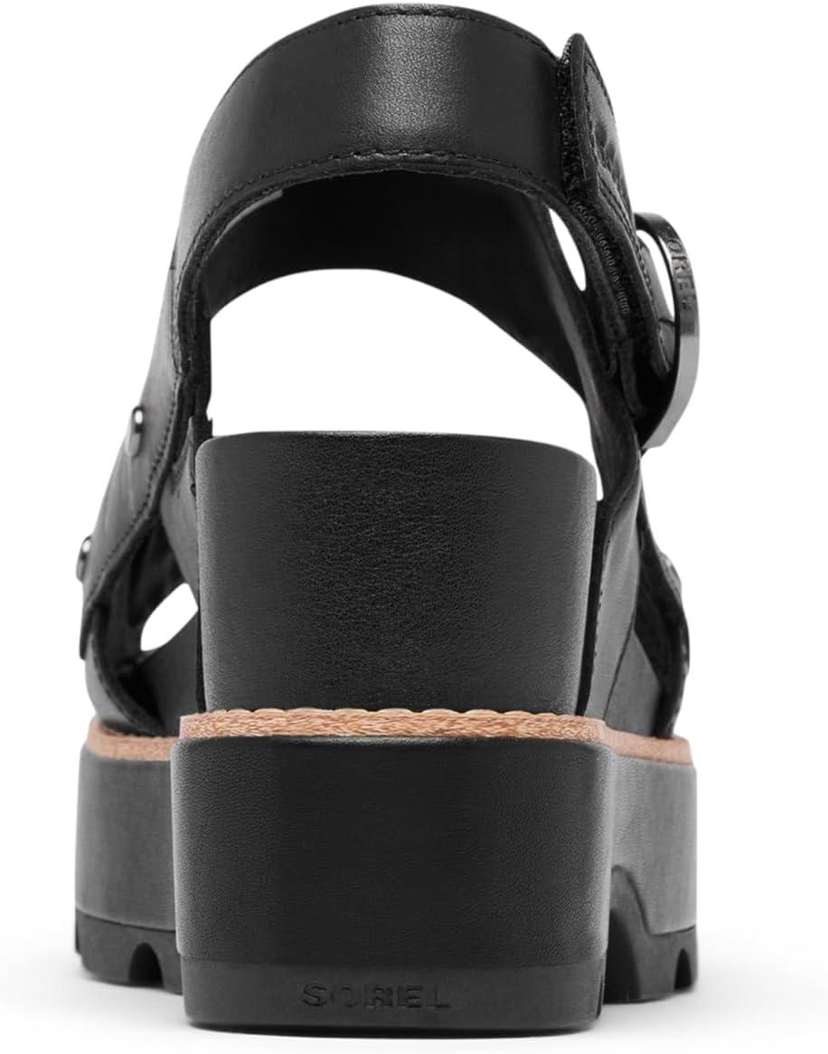 imageSorel womens Joanie IV Sandal WedgeBlackBlack