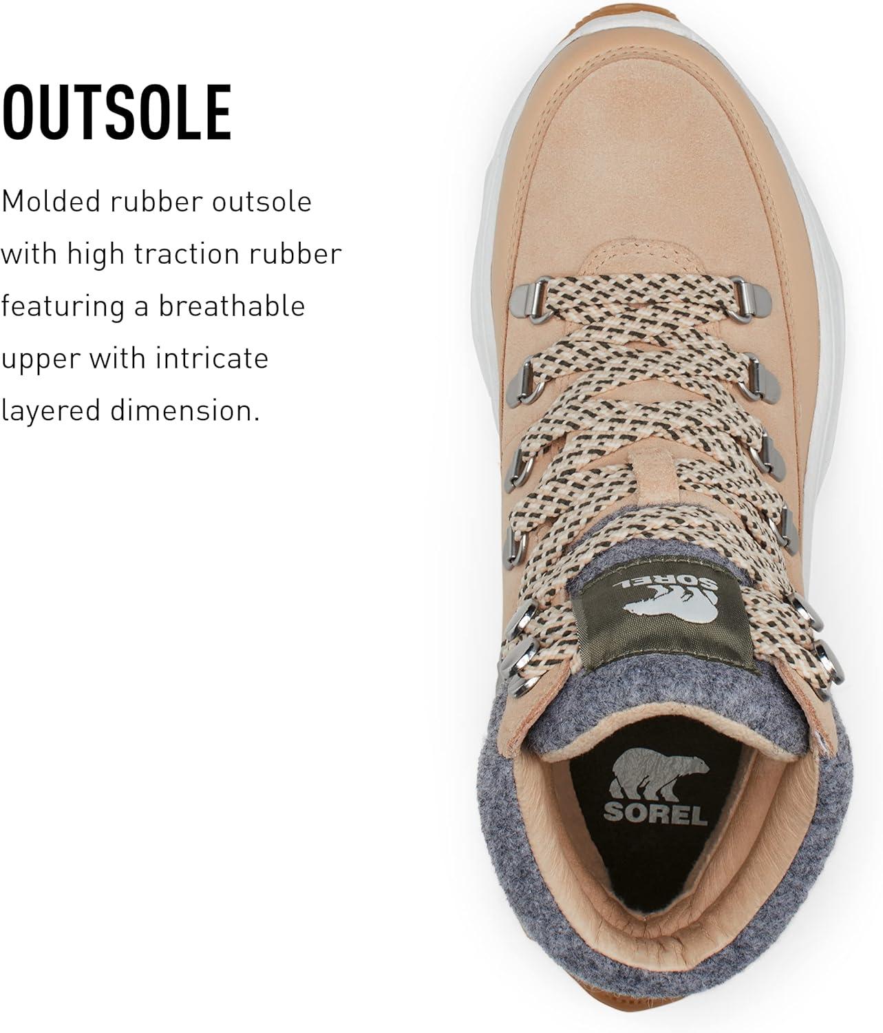 imageSorel womens Kinetic ConquestNova Sand Stone Green