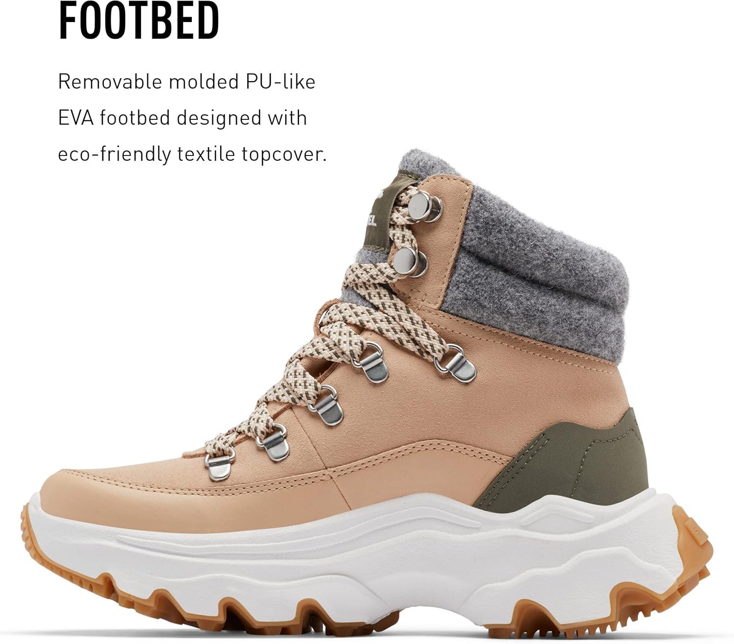 imageSorel womens Kinetic ConquestNova Sand Stone Green