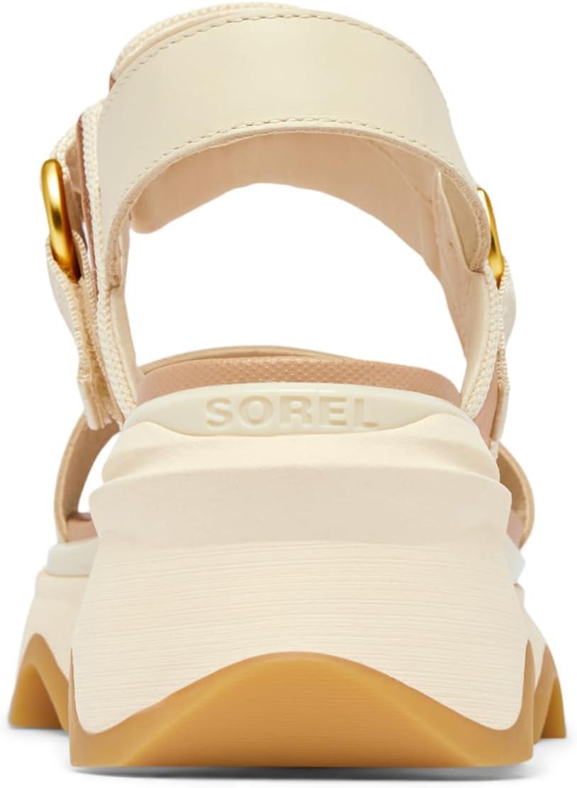 imageSorel womens Kinetic Impact Slingback Heel SandalHoney WhiteSea Salt