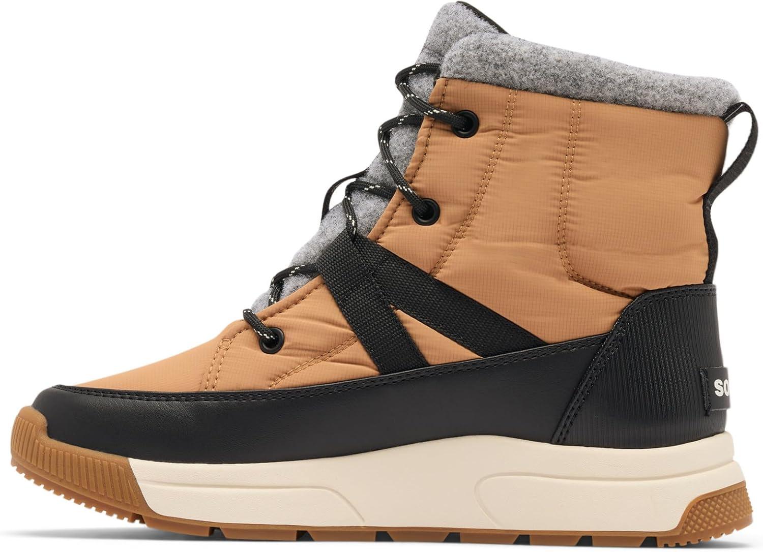 imageSorel womens Whitney III Mid WaterproofTawny BuffBlack