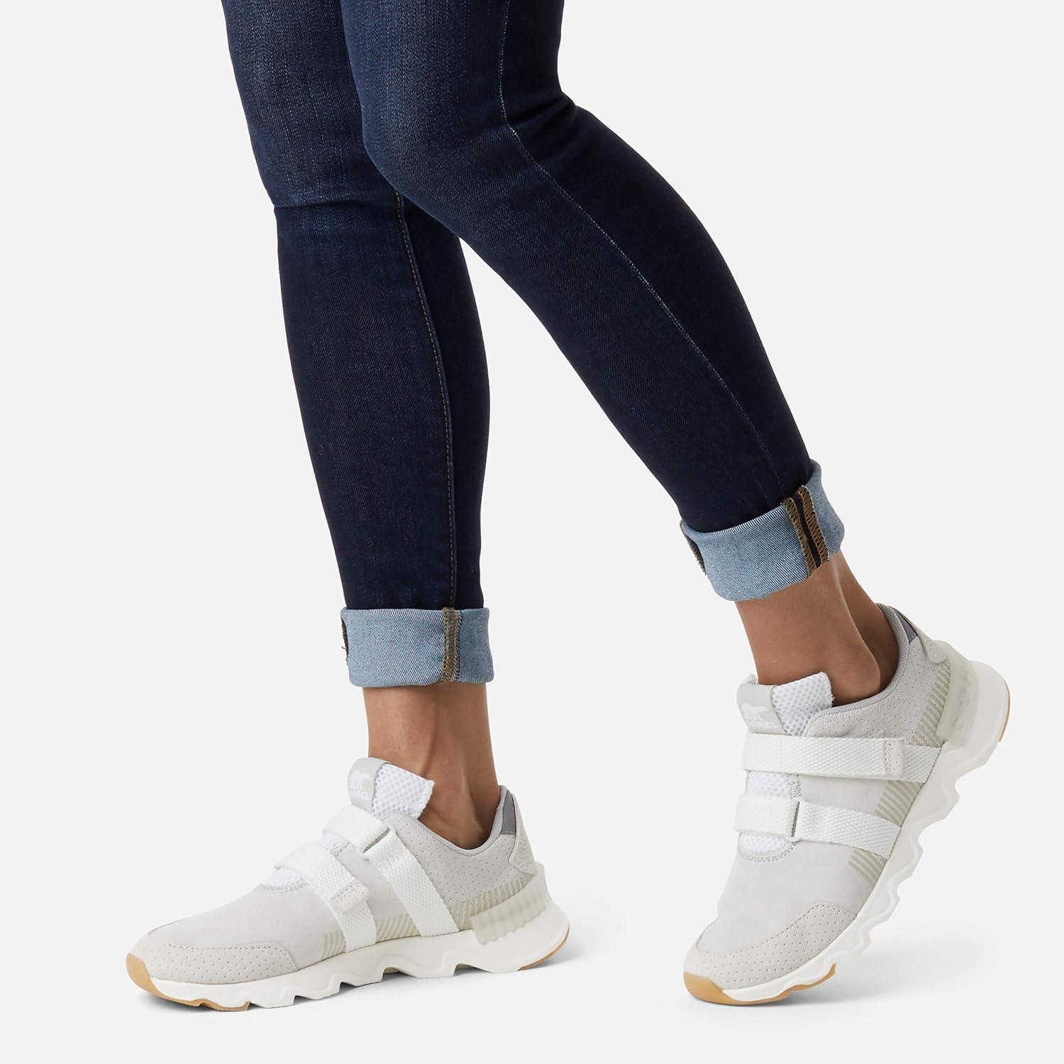 imageWomens Sorel Kinetic Lite Lace Up Walking Sneakers OutdoorPerwhite