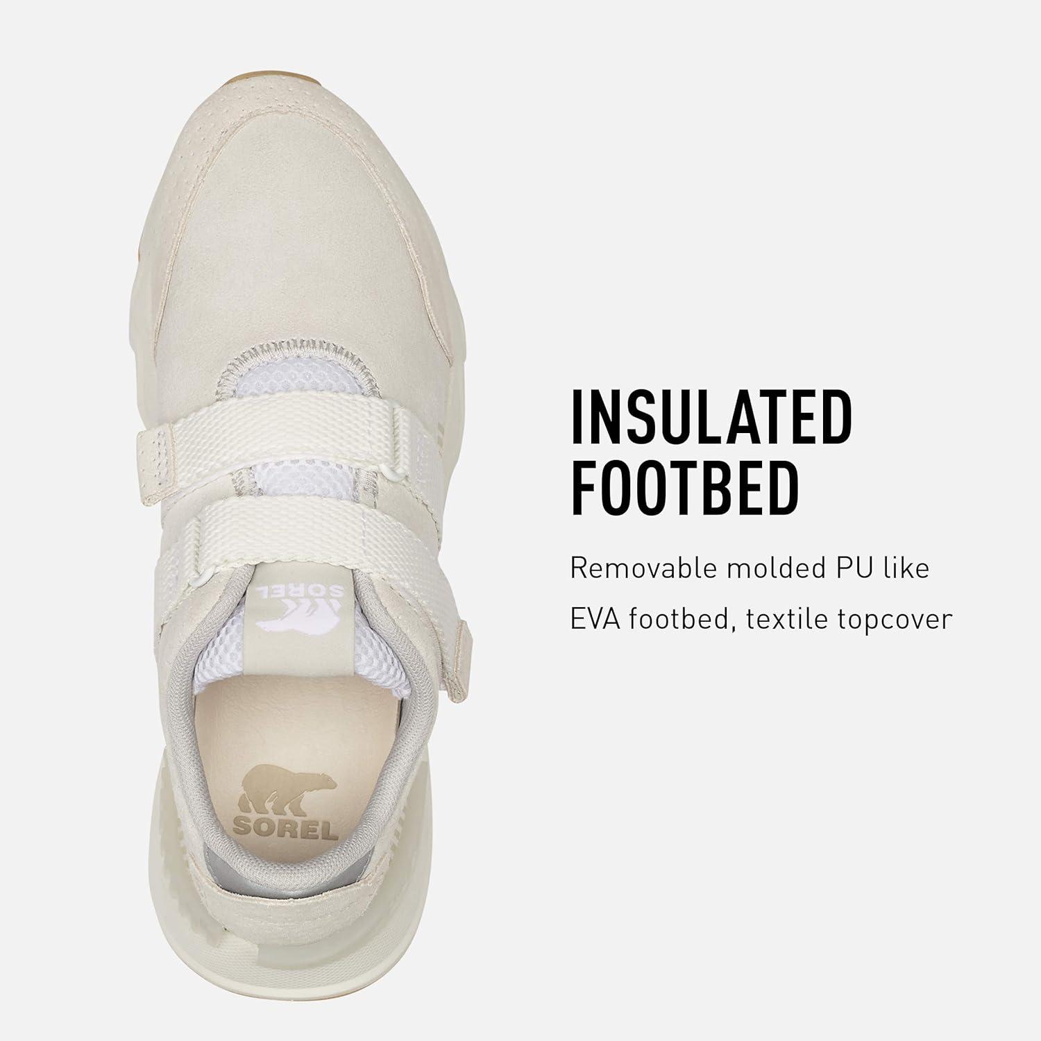 imageWomens Sorel Kinetic Lite Lace Up Walking Sneakers OutdoorPerwhite