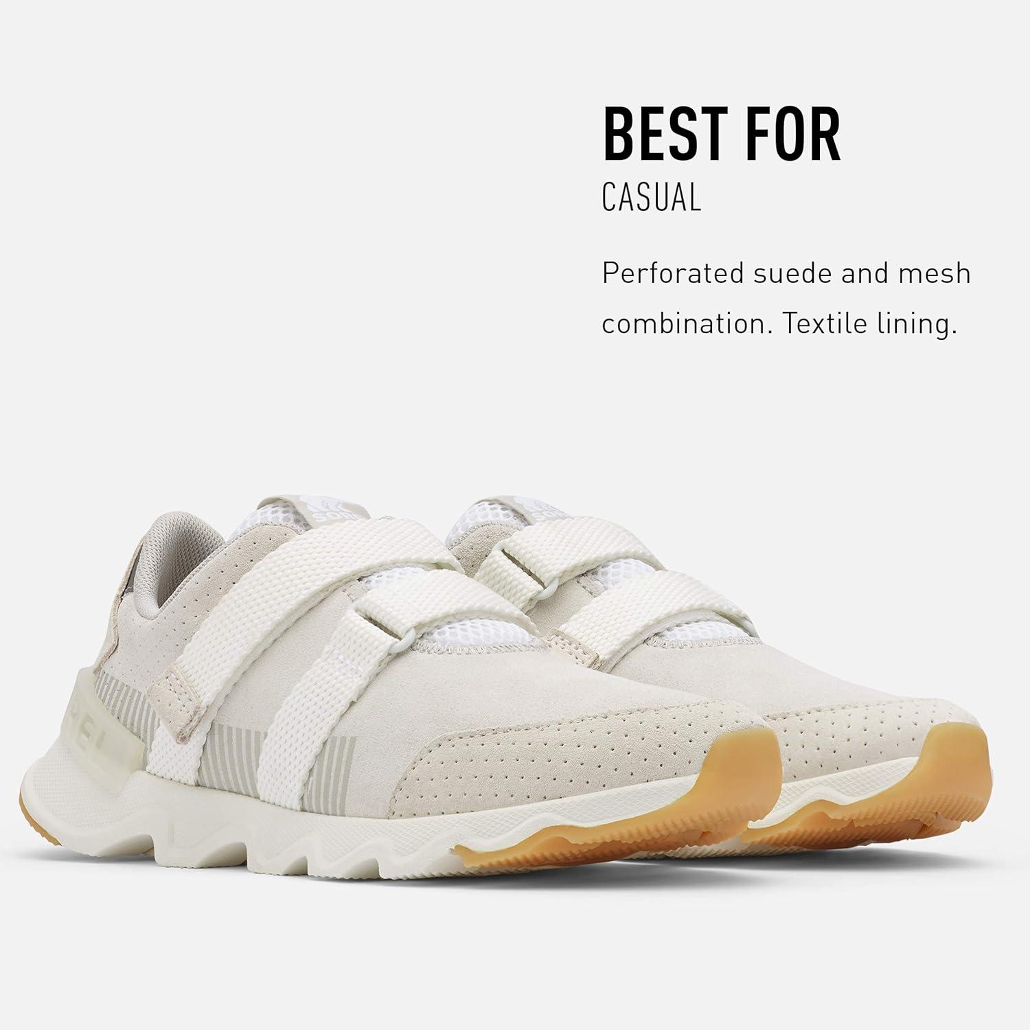 imageWomens Sorel Kinetic Lite Lace Up Walking Sneakers OutdoorPerwhite