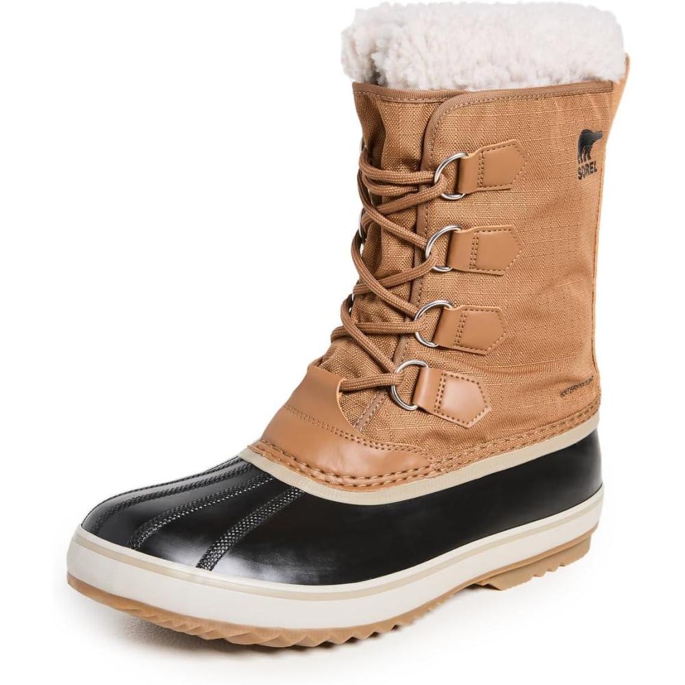imageSOREL Mens 1964 Pac Nylon Snow Boot for WinterBrown Camel Brown Black