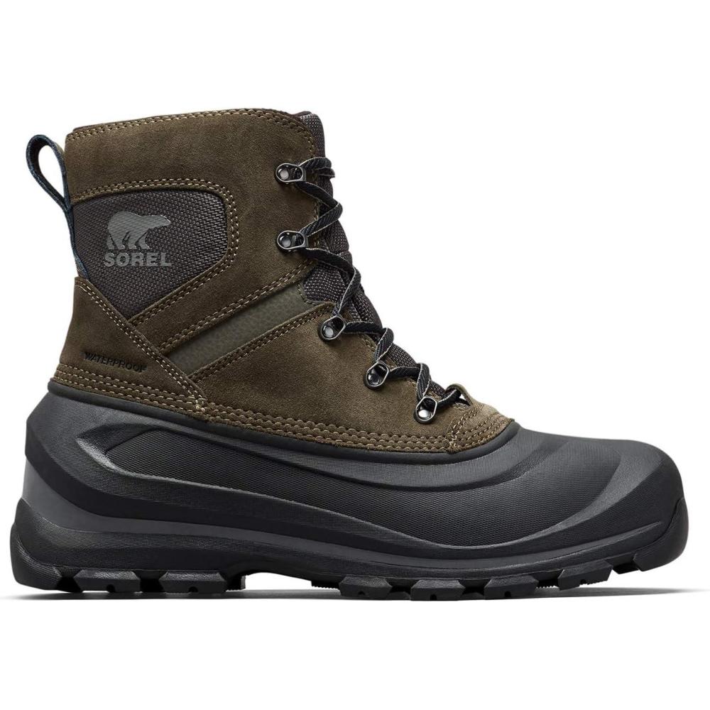 imageSOREL Mens Buxton Lace Waterproof Winter BootAlpine Tundra Quarry