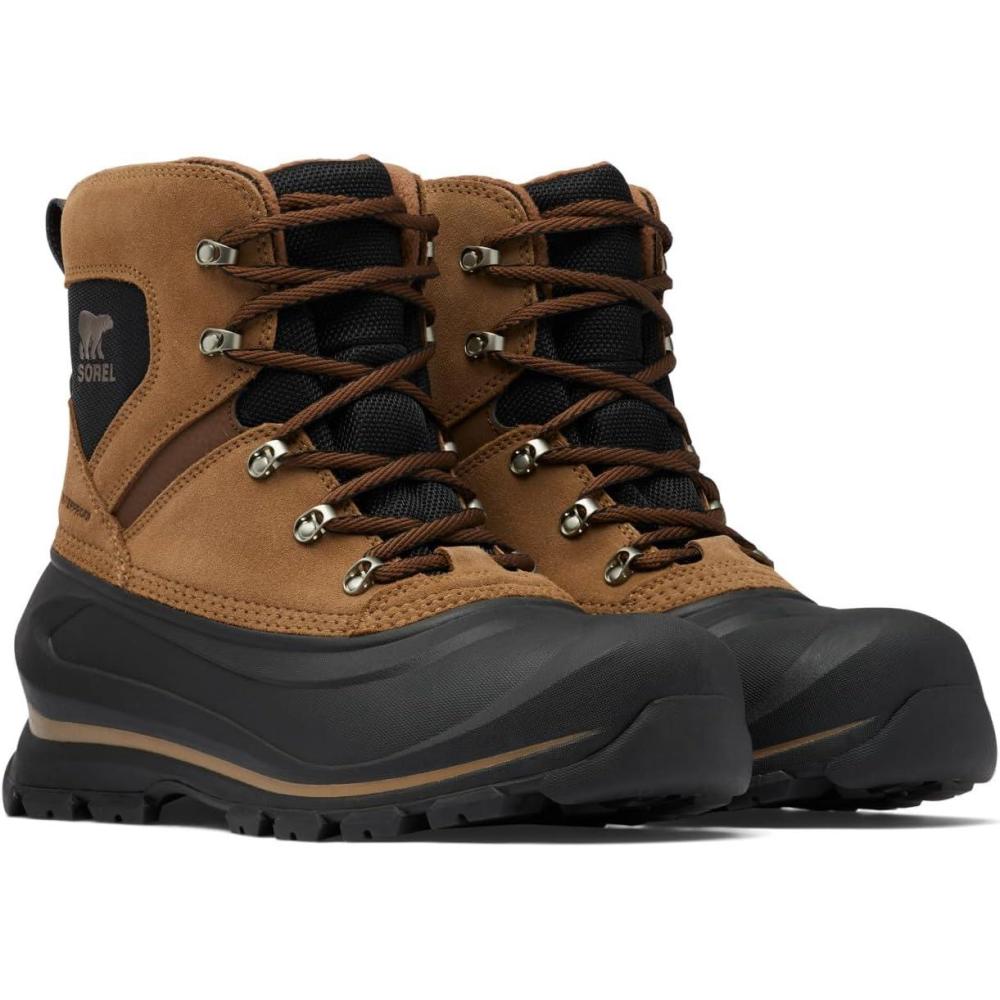 imageSOREL Mens Buxton Lace Waterproof Winter BootDeltaBlack