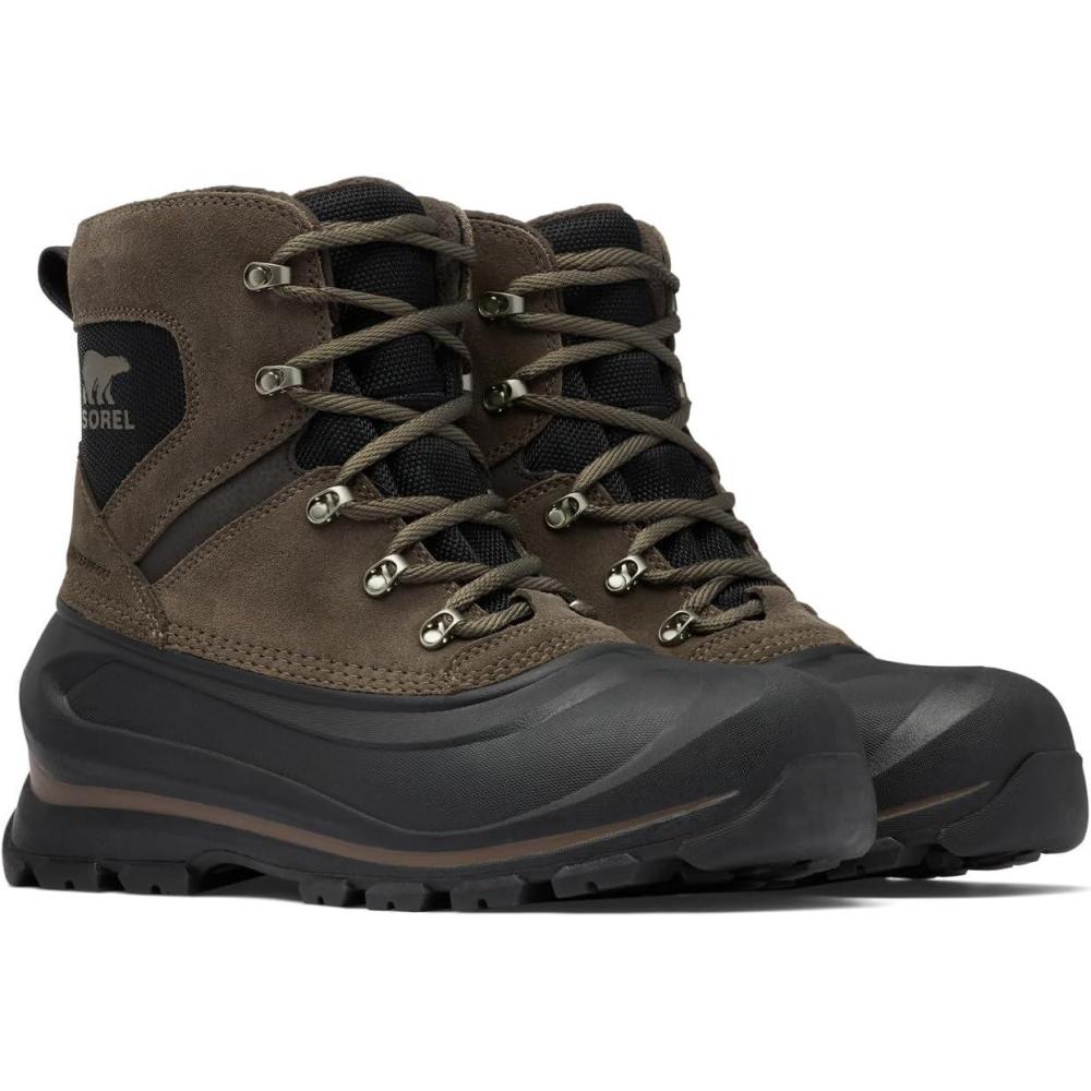 imageSOREL Mens Buxton Lace Waterproof Winter BootMajorBlack